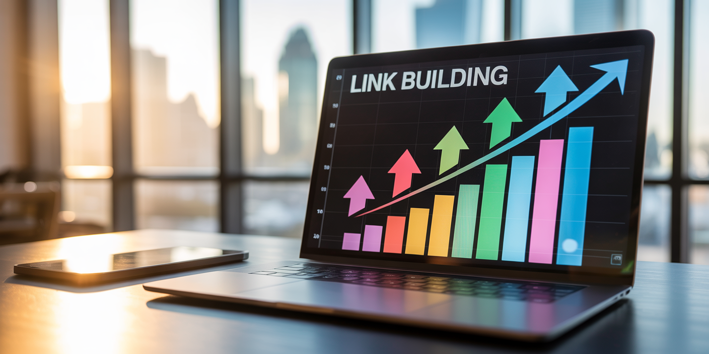 Ilustración sobre estrategia de link building